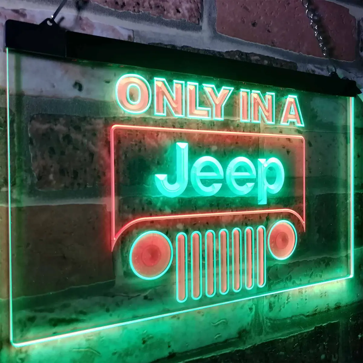 Jeep Only In A Jeep Car Neon-Like Led Sign 20