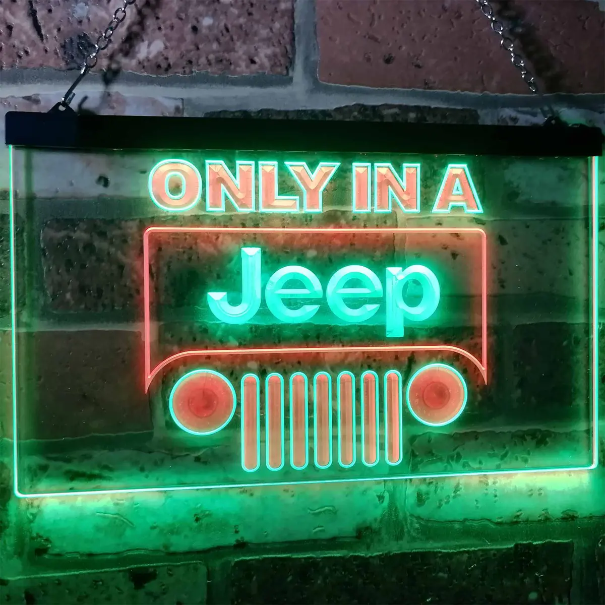 Jeep Only In A Jeep Car Neon-Like Led Sign 7