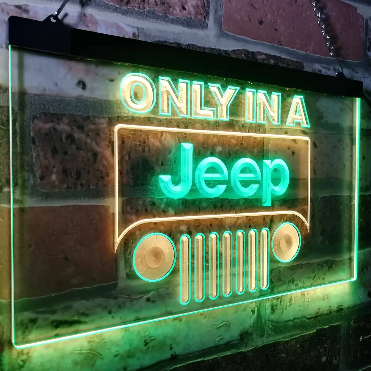 Jeep Only In A Jeep Car Neon-Like Led Sign 17