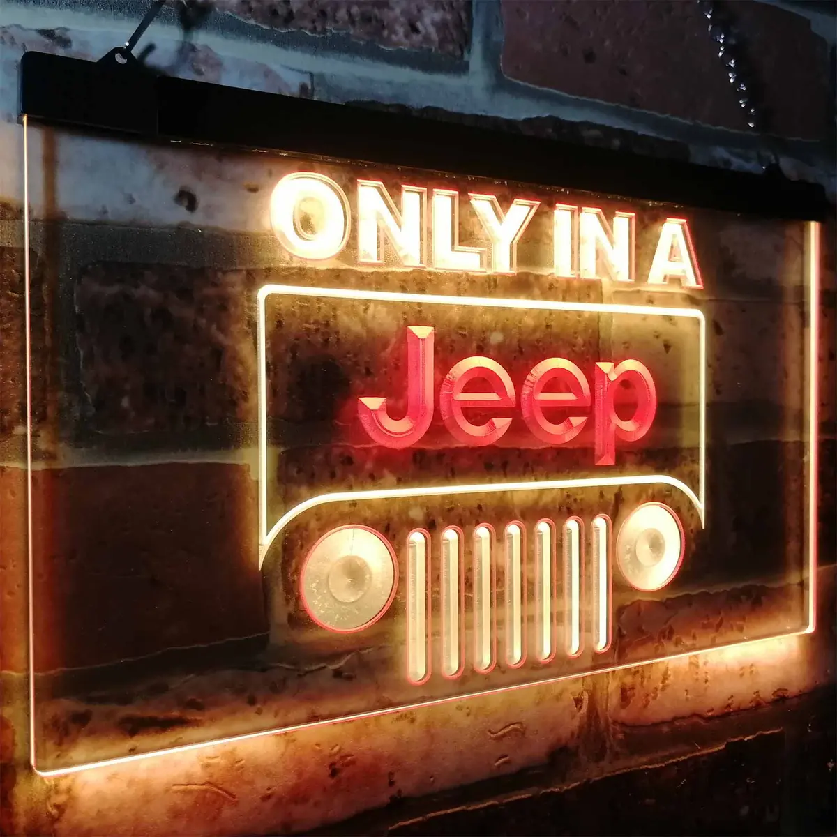 Jeep Only In A Jeep Car Neon-Like Led Sign 26