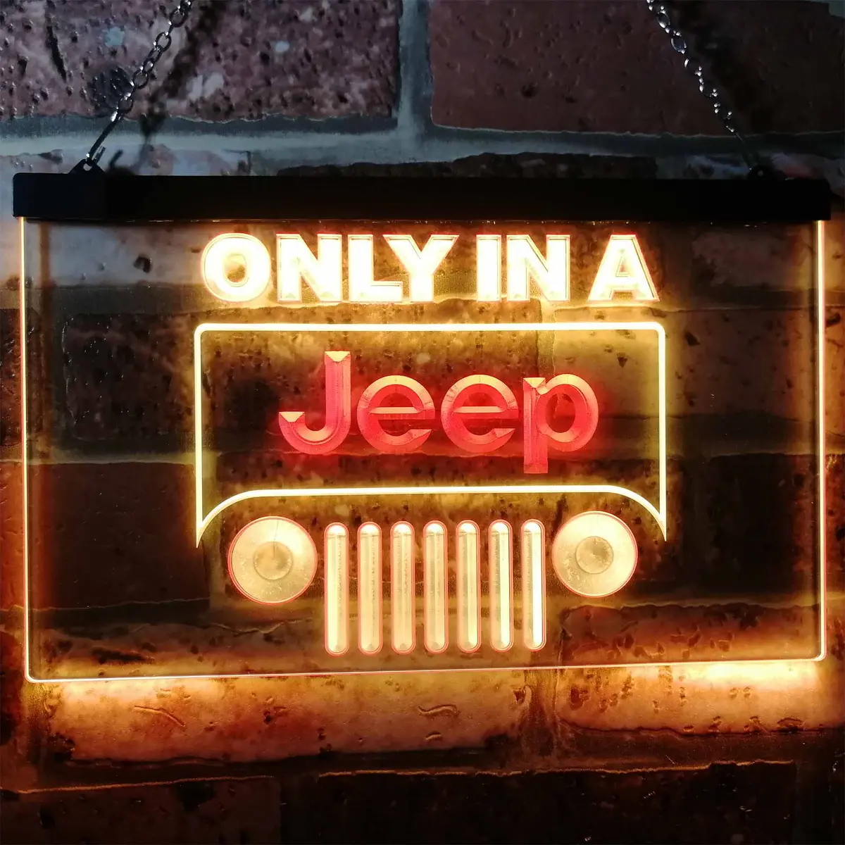 Jeep Only In A Jeep Car Neon-Like Led Sign 13