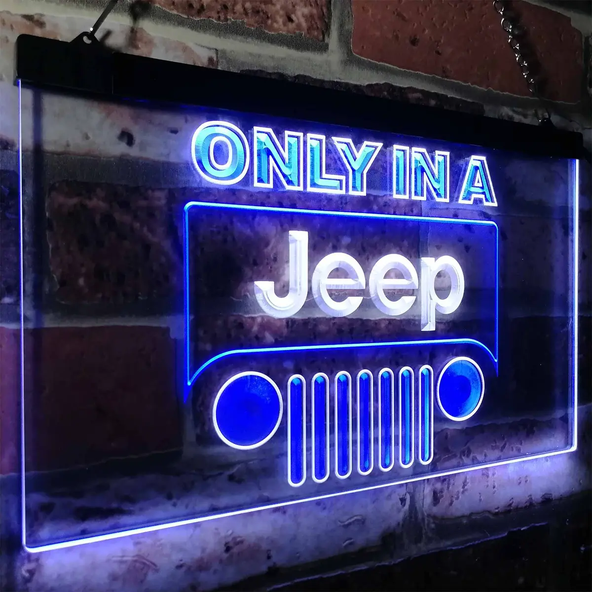 Jeep Only In A Jeep Car Neon-Like Led Sign 23