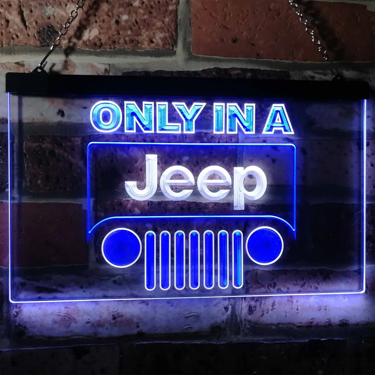 Jeep Only In A Jeep Car Neon-Like Led Sign 10