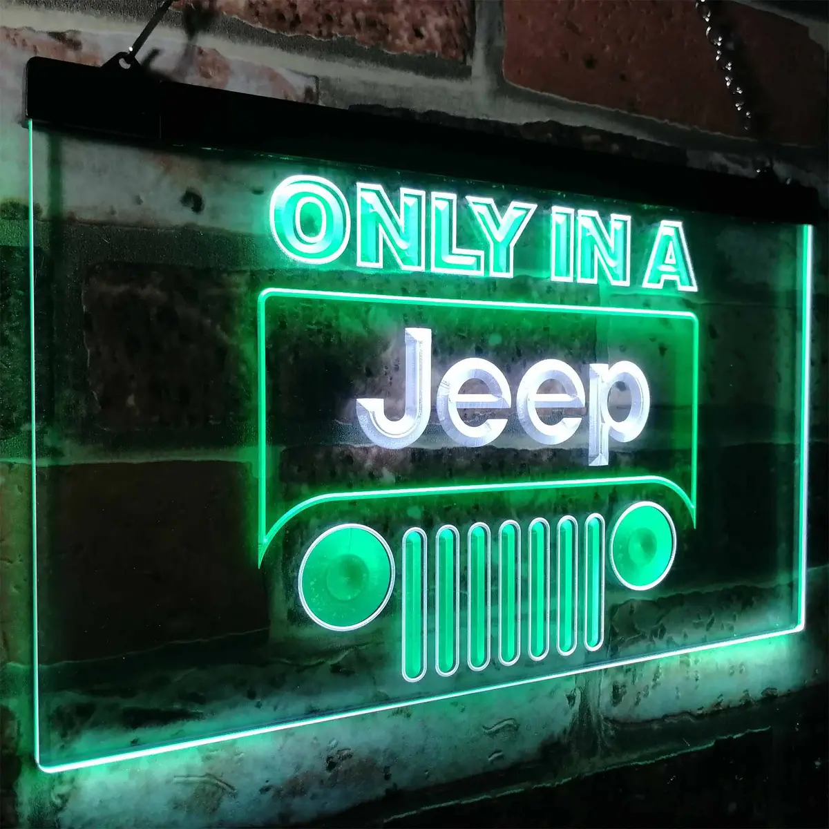 Jeep Only In A Jeep Car Neon-Like Led Sign 18