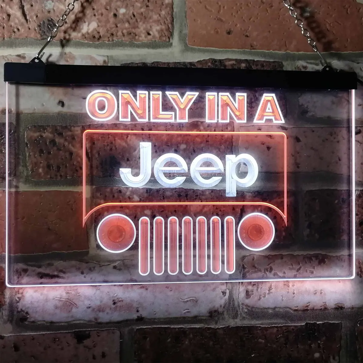 Jeep Only In A Jeep Car Neon-Like Led Sign 3