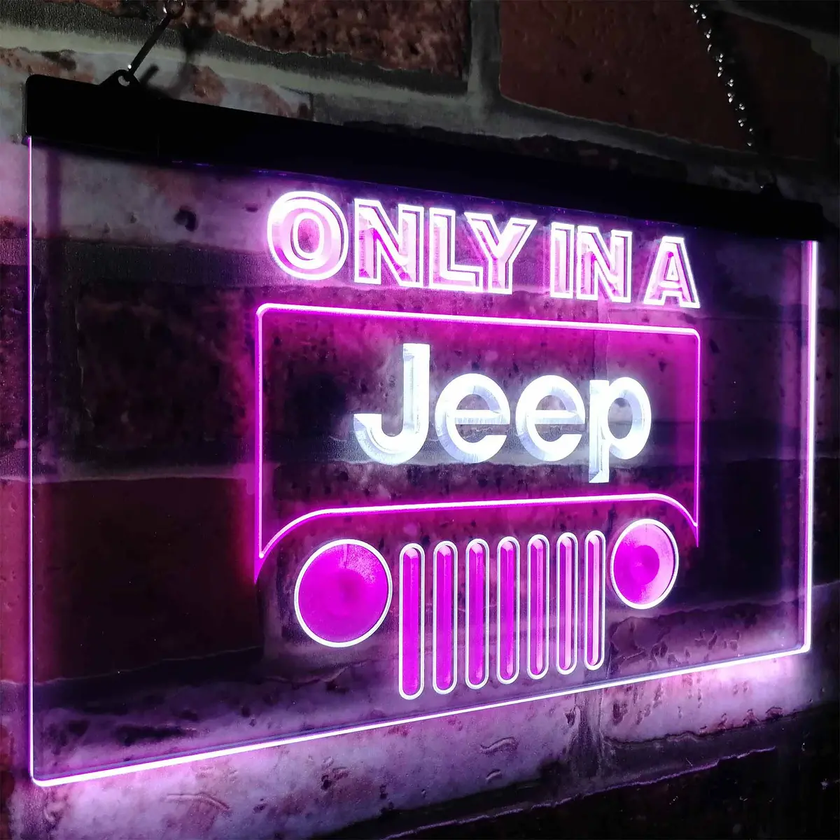 Jeep Only In A Jeep Car Neon-Like Led Sign 25