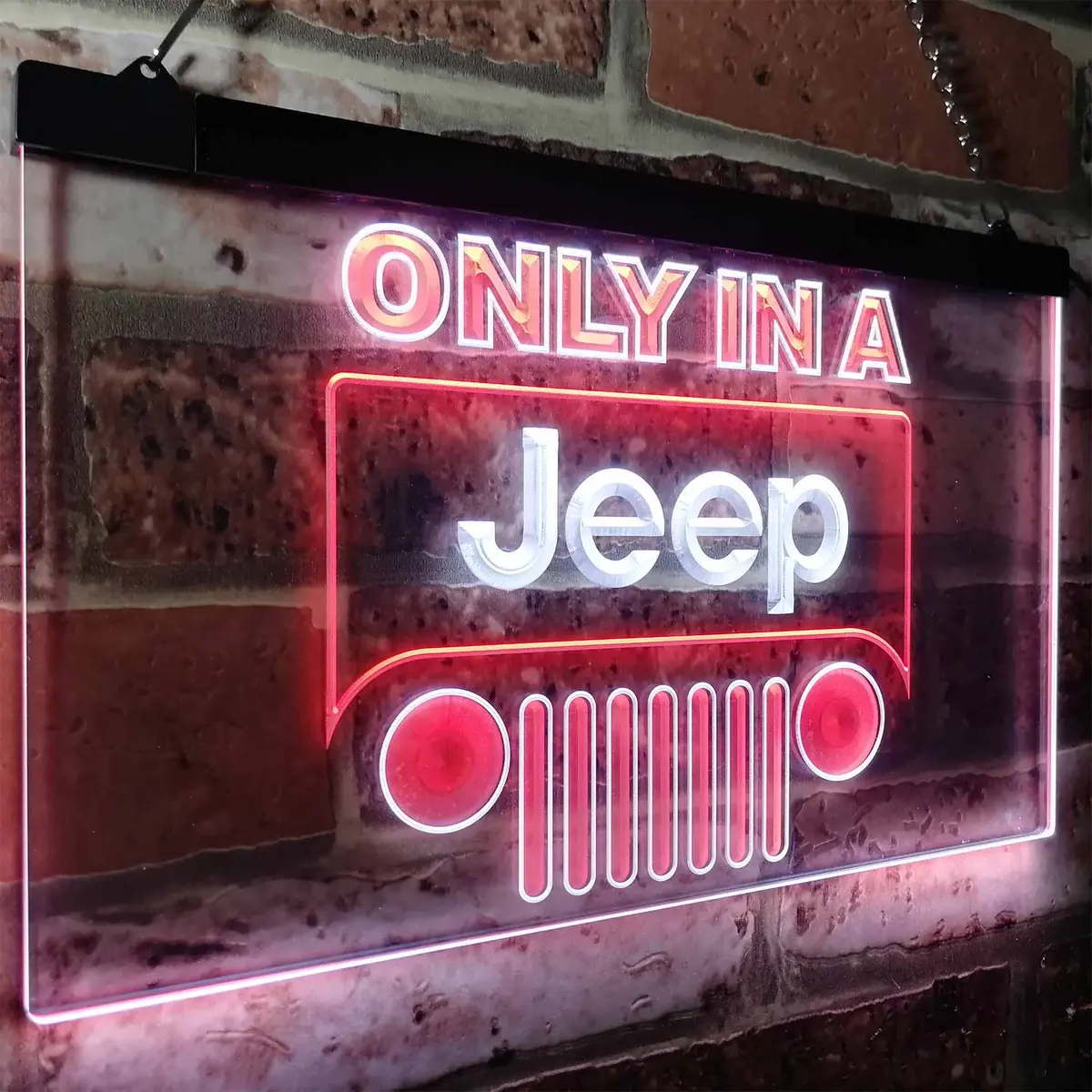 Jeep Only In A Jeep Car Neon-Like Led Sign 24