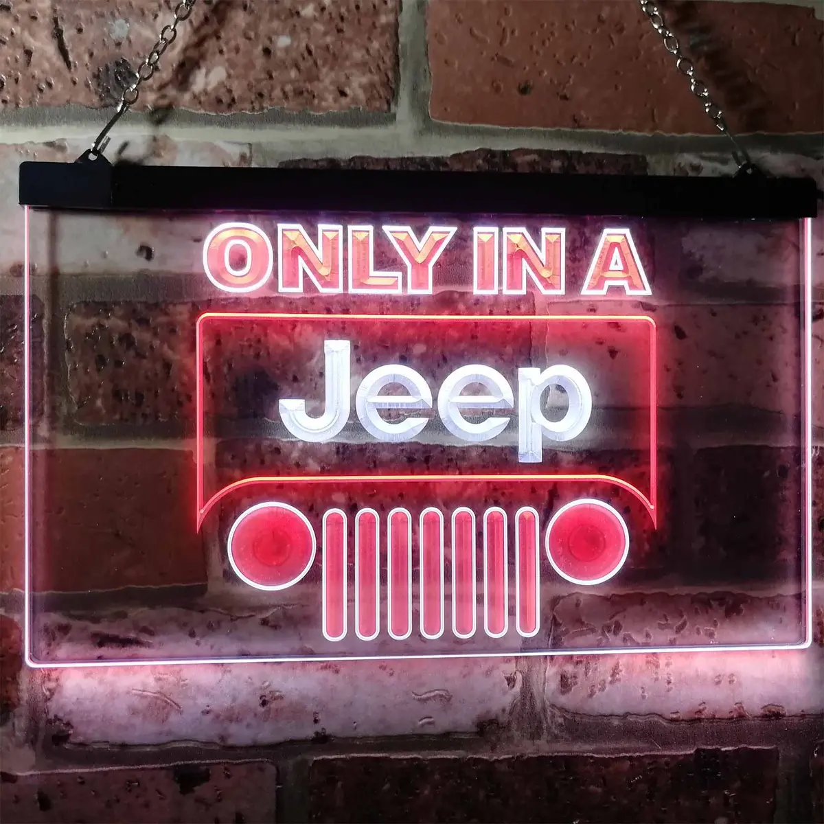 Jeep Only In A Jeep Car Neon-Like Led Sign 11