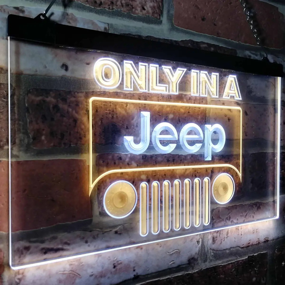 Jeep Only In A Jeep Car Neon-Like Led Sign 19