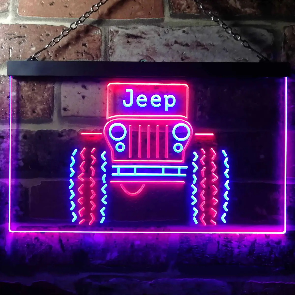 Jeep Only In A Jeep Led Neon Sign, Garage Sign 7