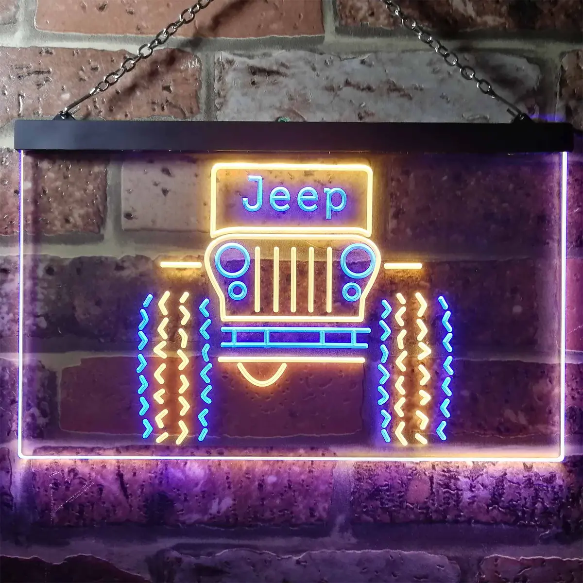 Jeep Only In A Jeep Led Neon Sign, Garage Sign 9