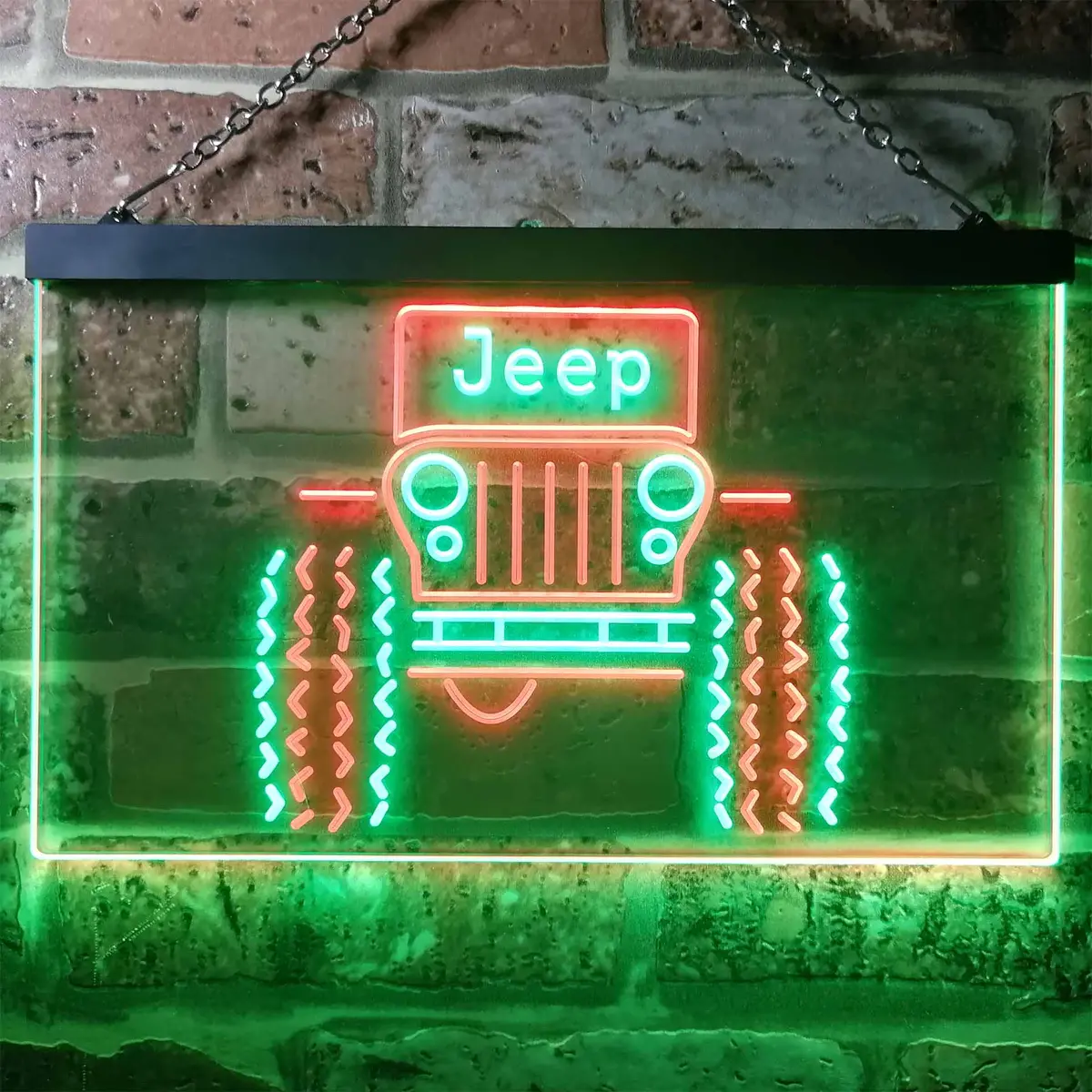 Jeep Only In A Jeep Led Neon Sign, Garage Sign 12