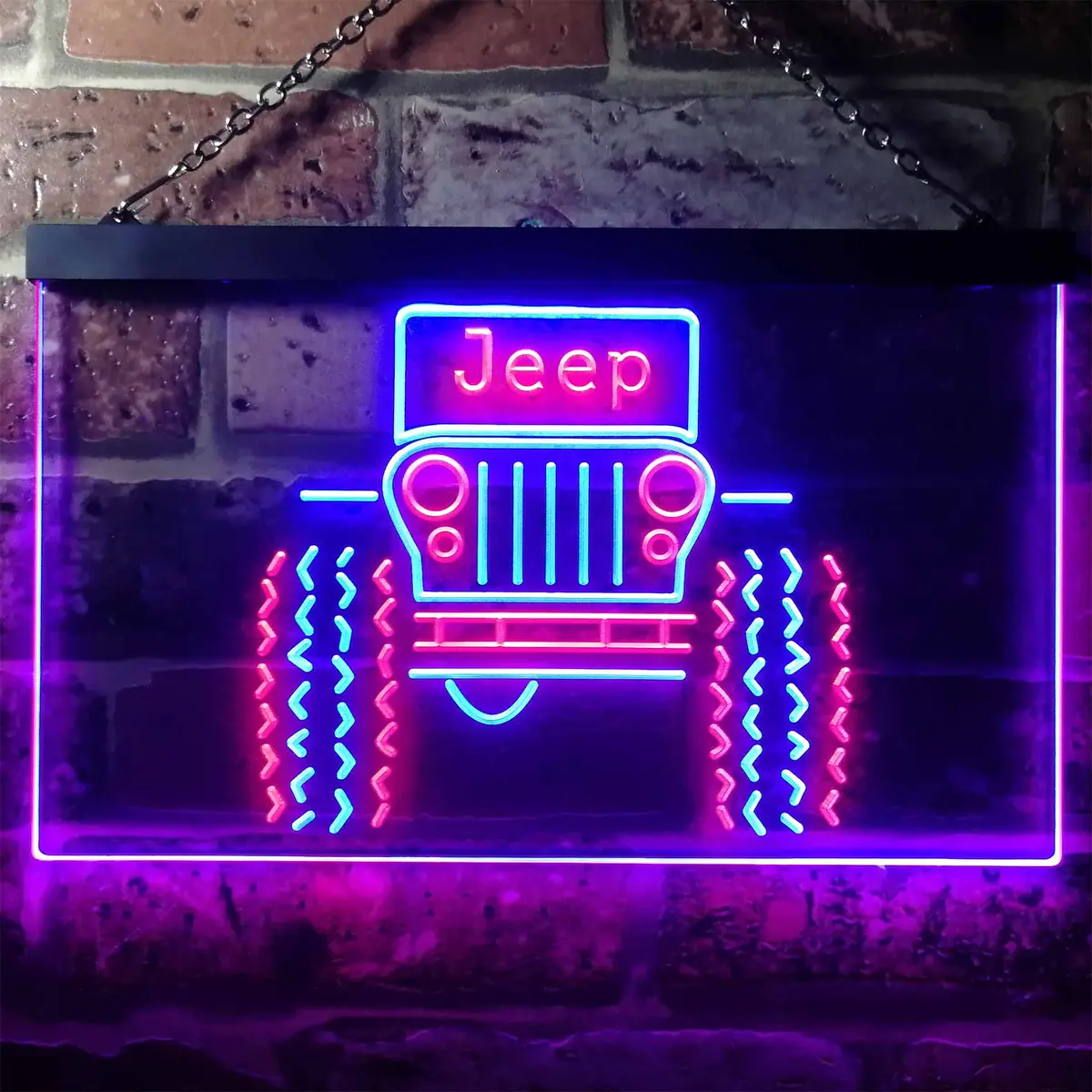 Jeep Only In A Jeep Led Neon Sign, Garage Sign 4