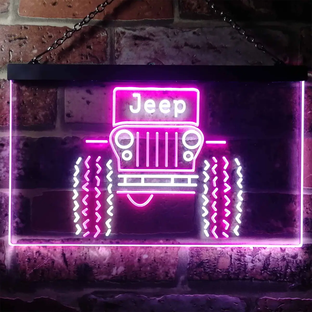 Jeep Only In A Jeep Led Neon Sign, Garage Sign 3