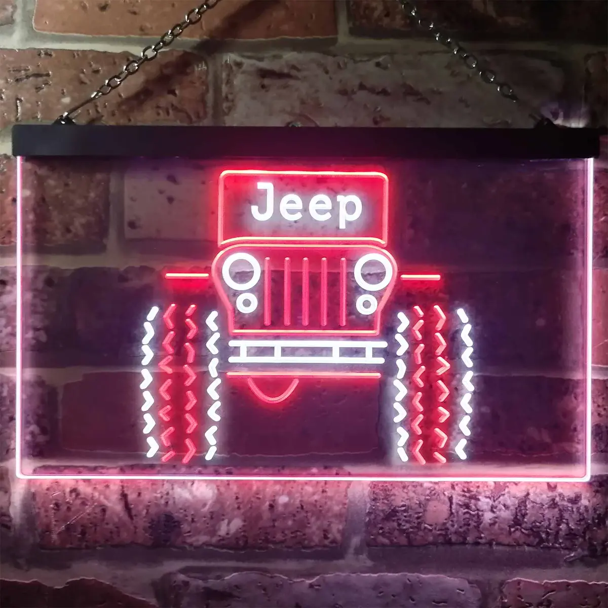 Jeep Only In A Jeep Led Neon Sign, Garage Sign 2