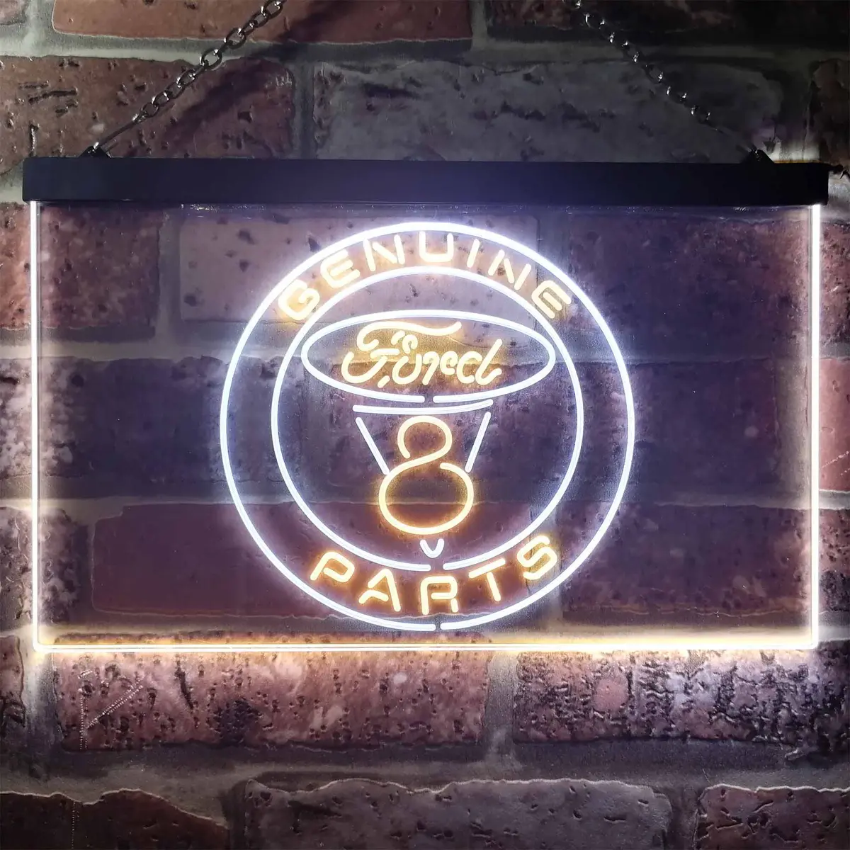 Genuine Ford Parts V8 Neon-Like Led Sign 1
