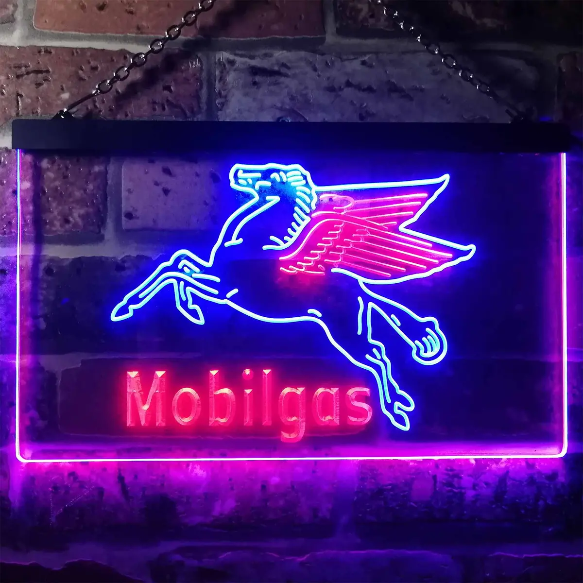 Mobil Gas Flying Horse Led Neon Sign 1