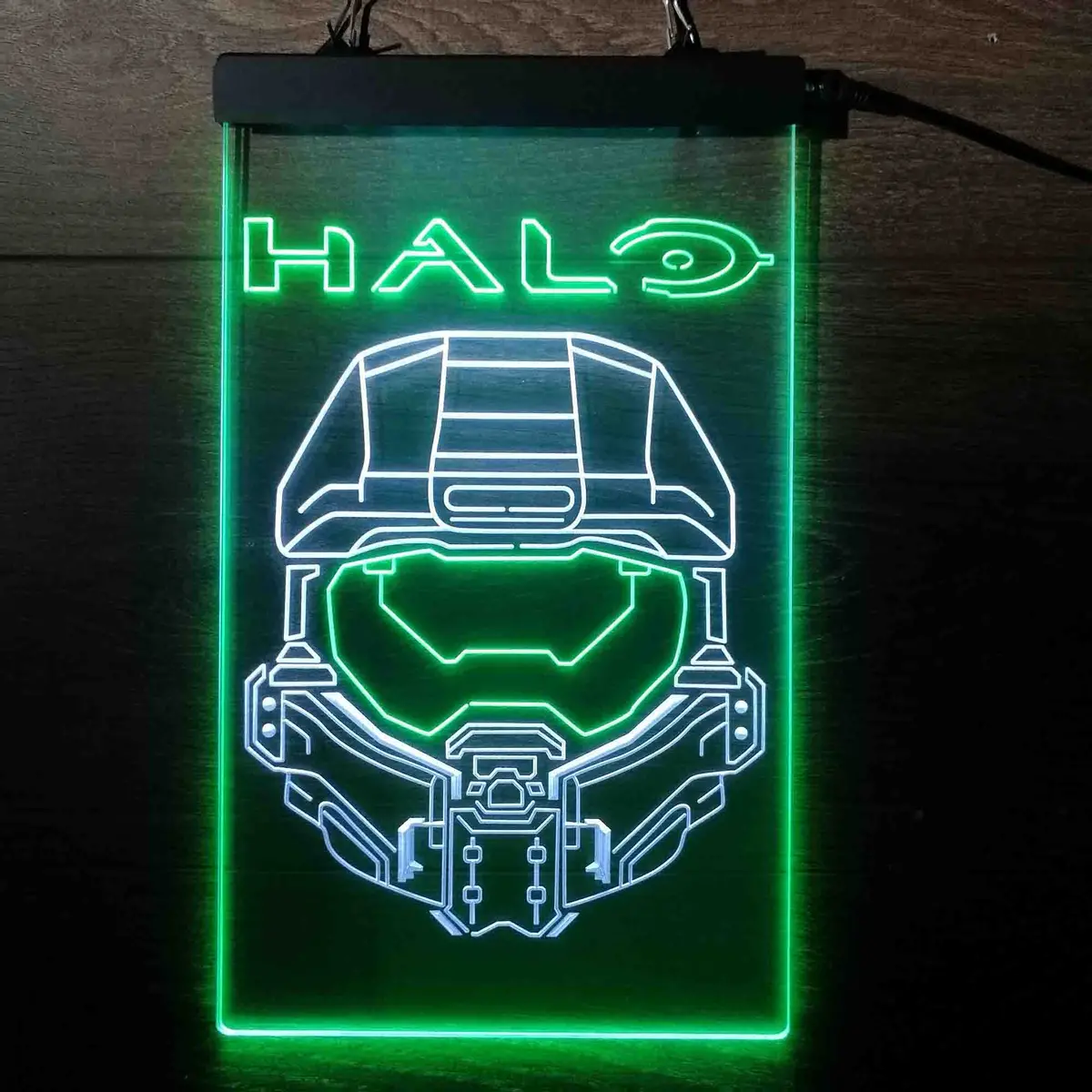 Halo Master Chief Helmet Game Room Neon Light Led Sign 1