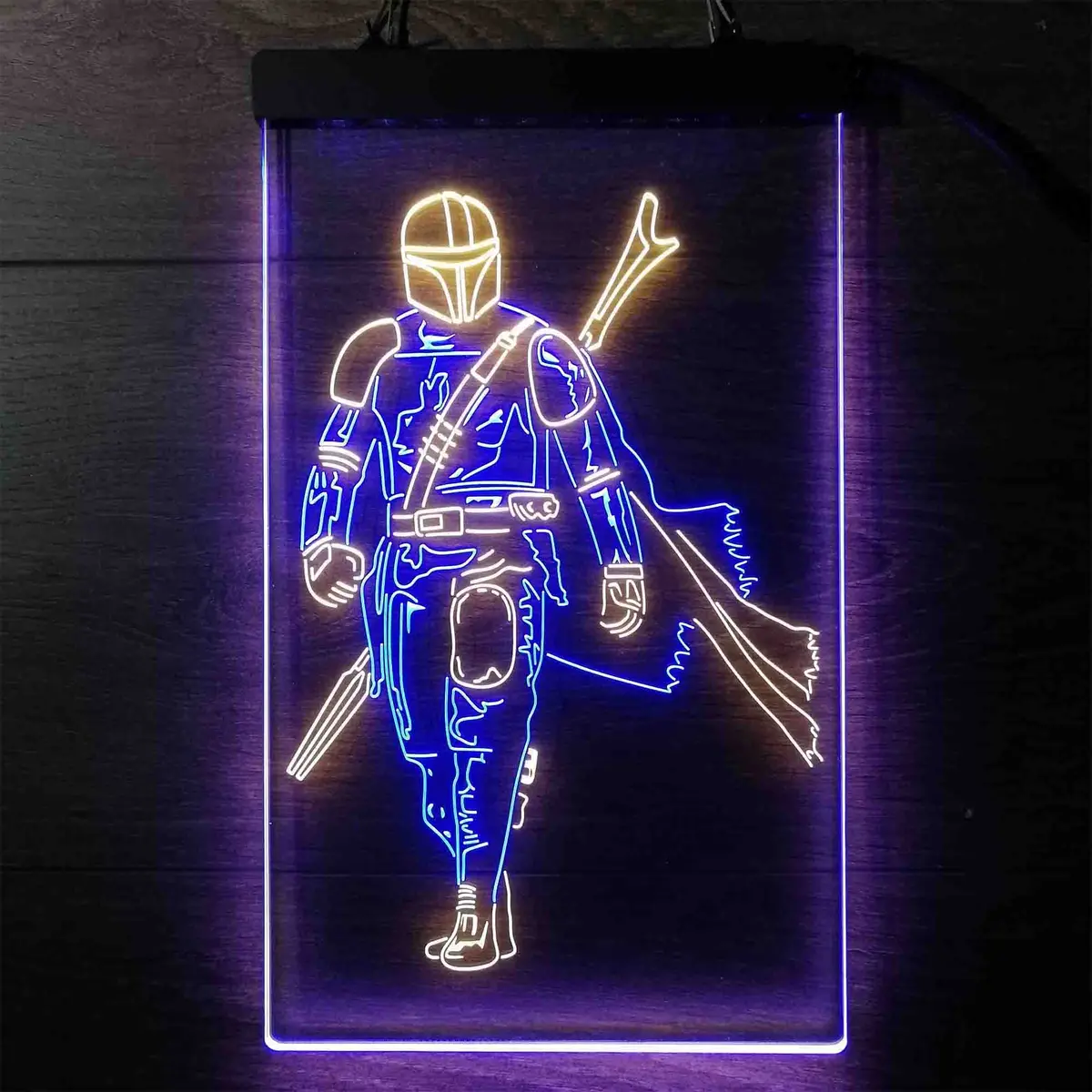 The Mandalorian Neon Light Led Sign, Star Wars Fans Gift 5
