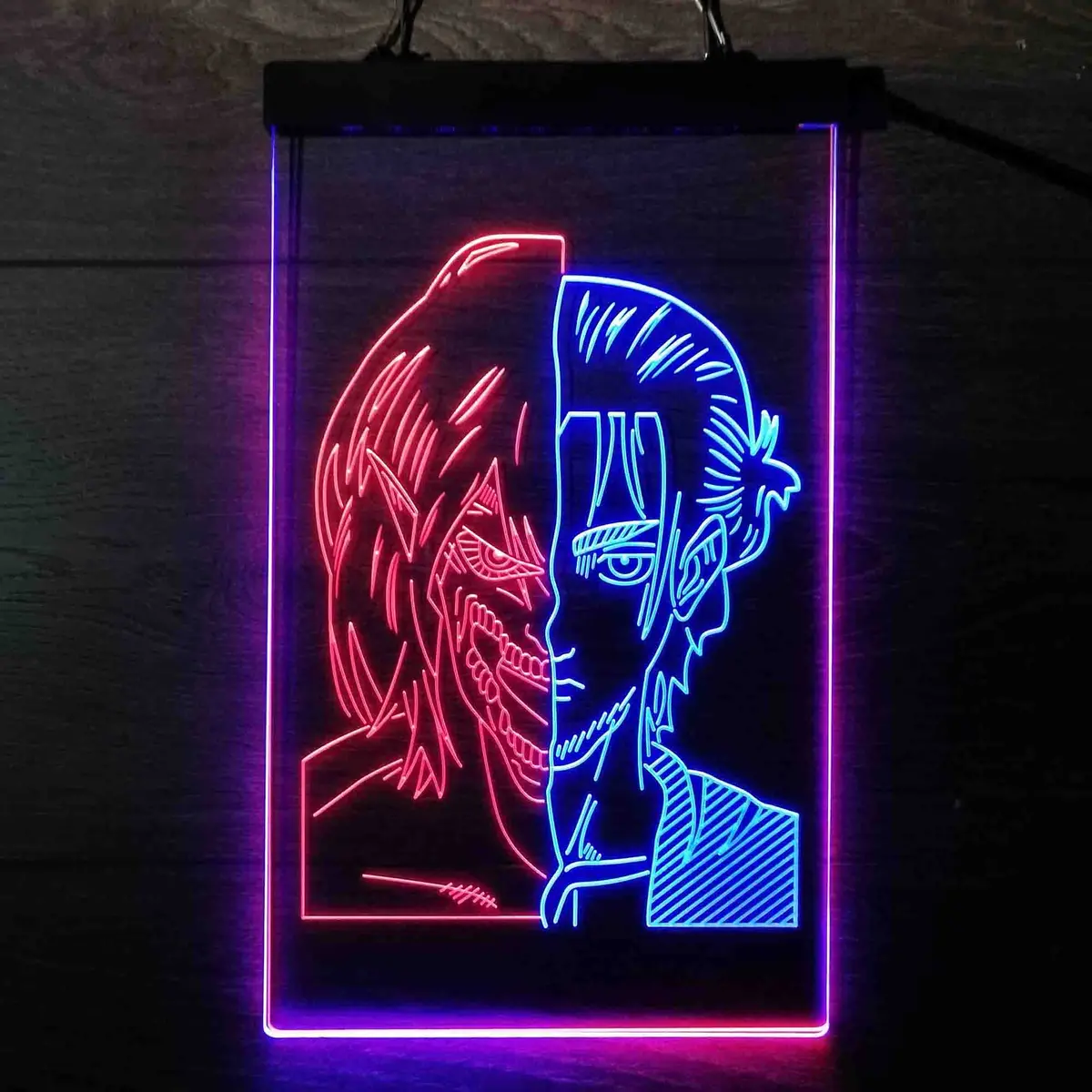 Attack On Titan Eren Jaeger Neon Led Sign 1