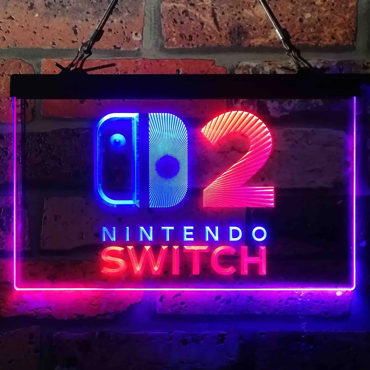 Nintendo Switch 2 Neon Light Sign for Gaming Setup - Image 9