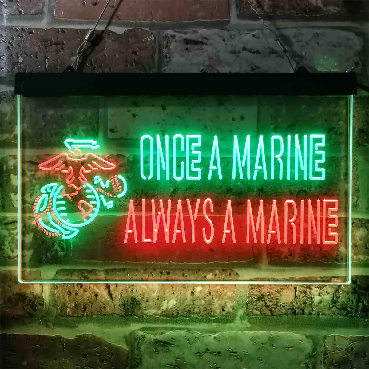 Once A Marine Always A Marine Neon-Like Led Sign 1