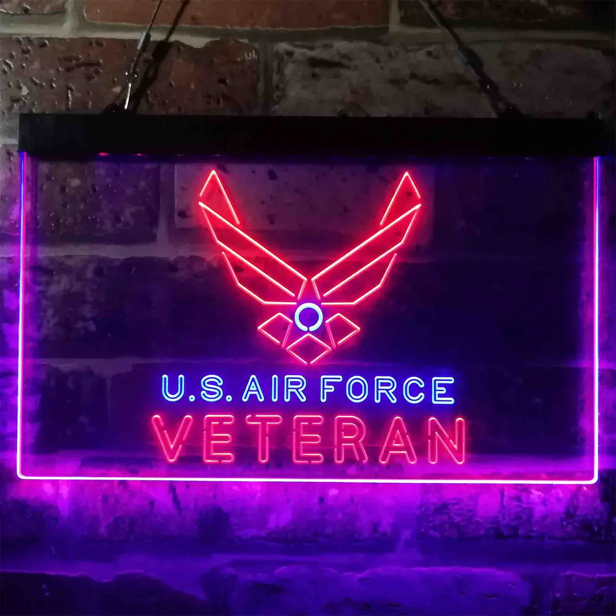 Us Air Force Veteran Neon-Like Led Sign 1