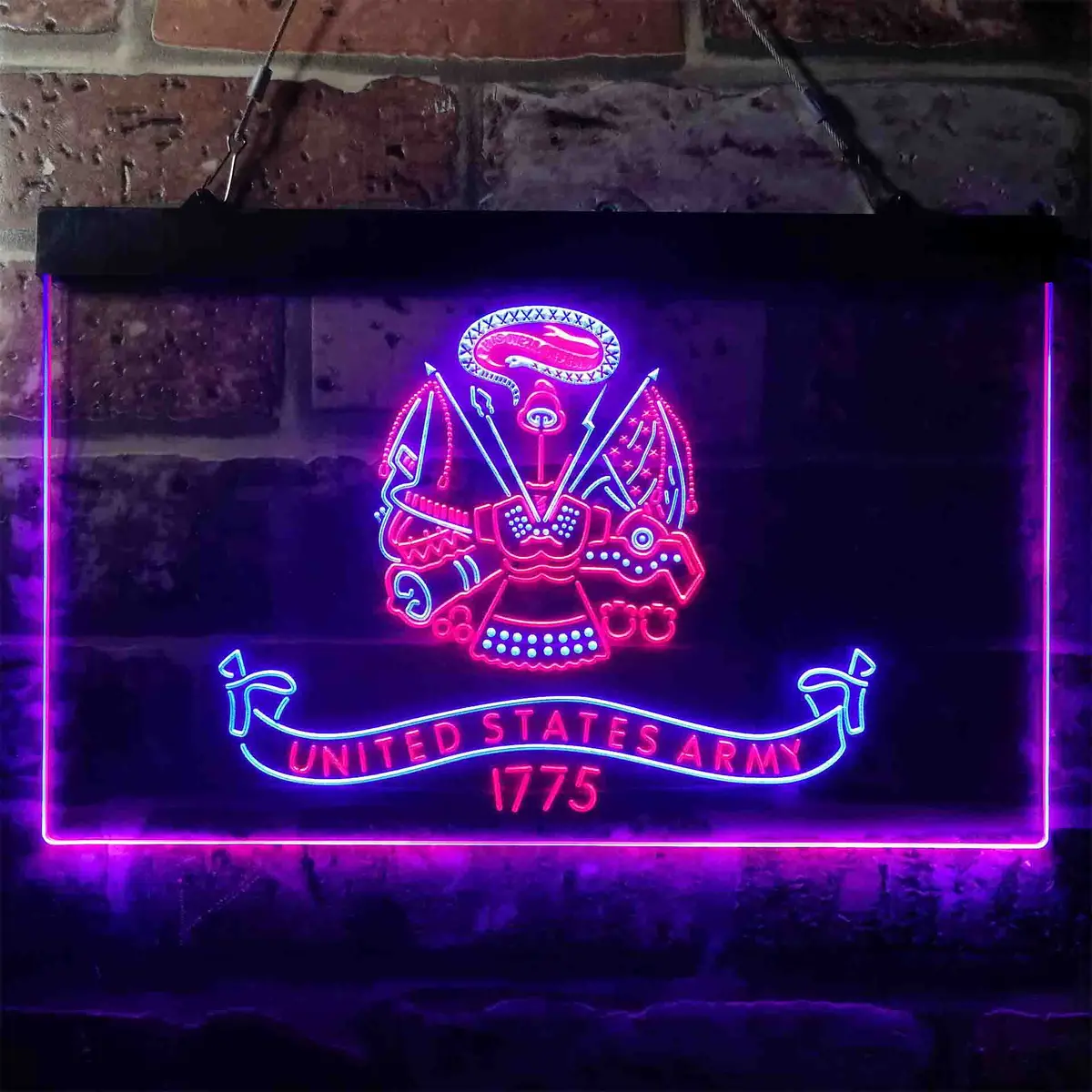 Us Army 1775 Badge Military Neon-Like Led Sign 2