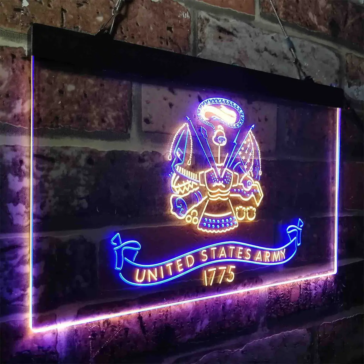 Us Army 1775 Badge Military Neon-Like Led Sign 19