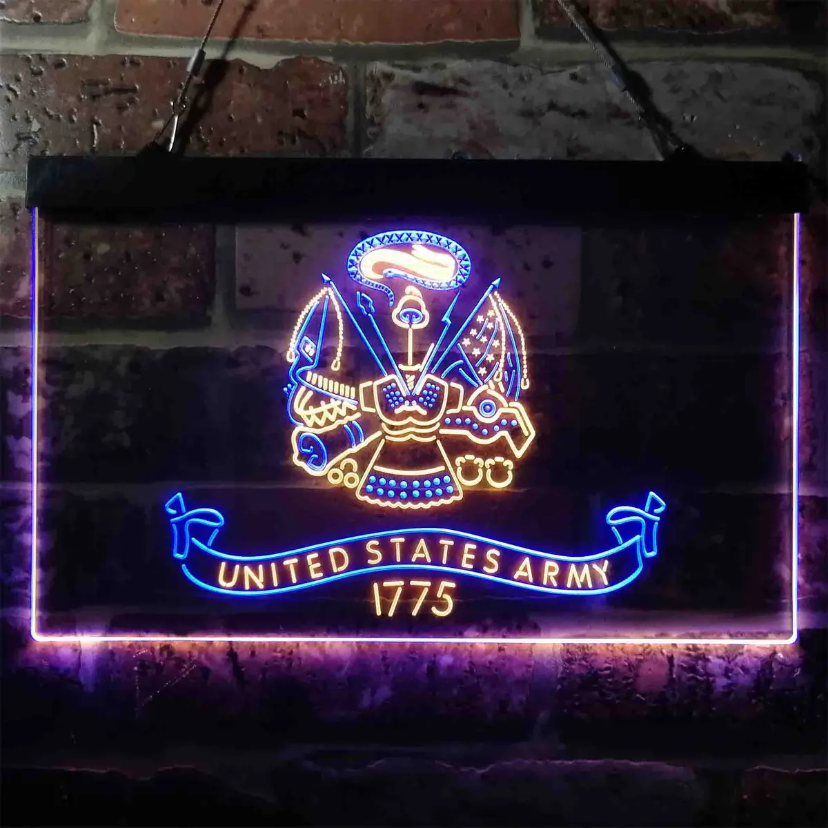 Us Army 1775 Badge Military Neon-Like Led Sign 6