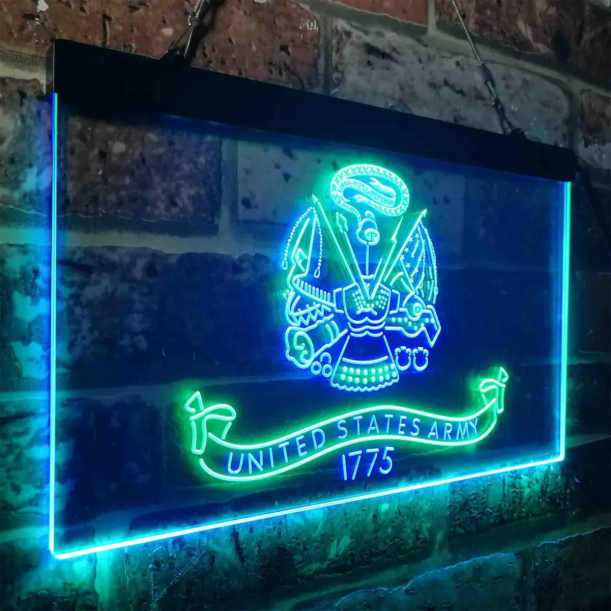 Us Army 1775 Badge Military Neon-Like Led Sign 17