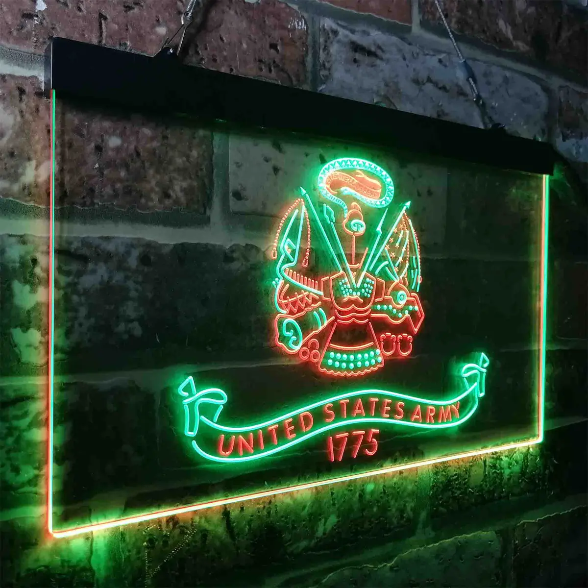 Us Army 1775 Badge Military Neon-Like Led Sign 24