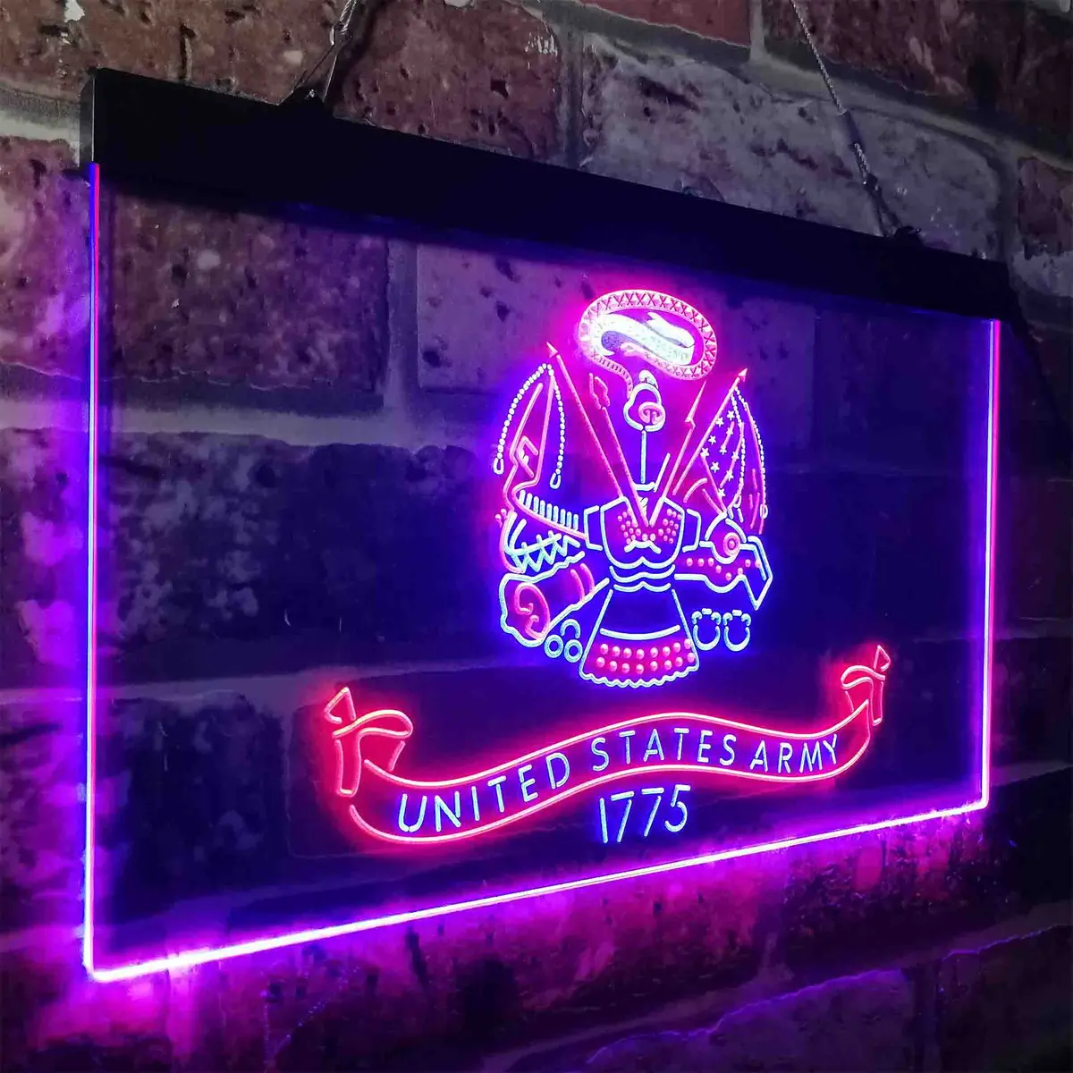 Us Army 1775 Badge Military Neon-Like Led Sign 25