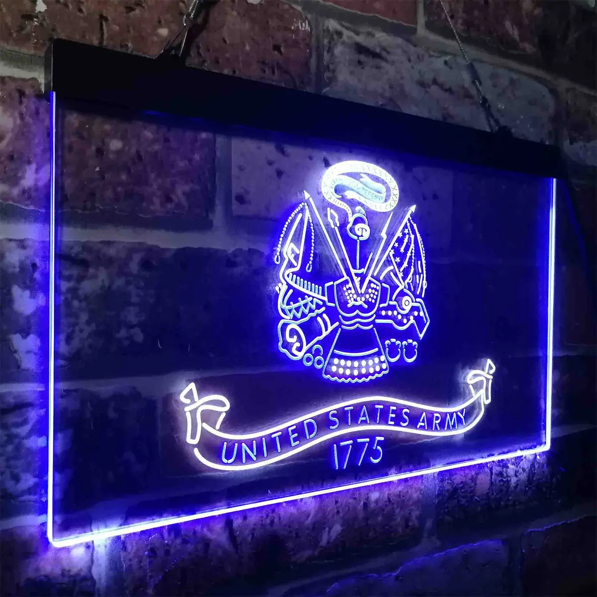 Us Army 1775 Badge Military Neon-Like Led Sign 20