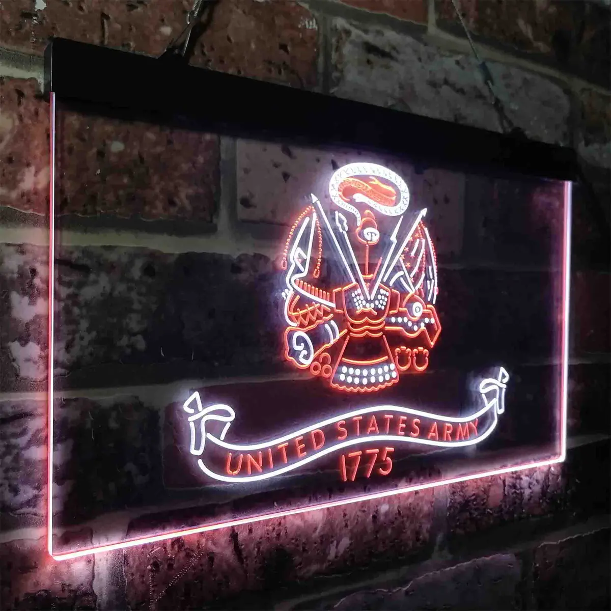 Us Army 1775 Badge Military Neon-Like Led Sign 26