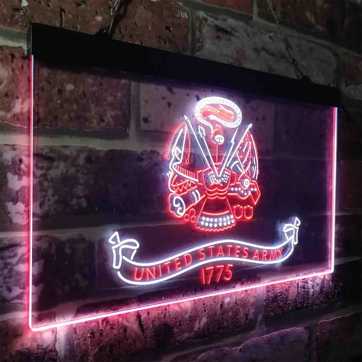 Us Army 1775 Badge Military Neon-Like Led Sign 23