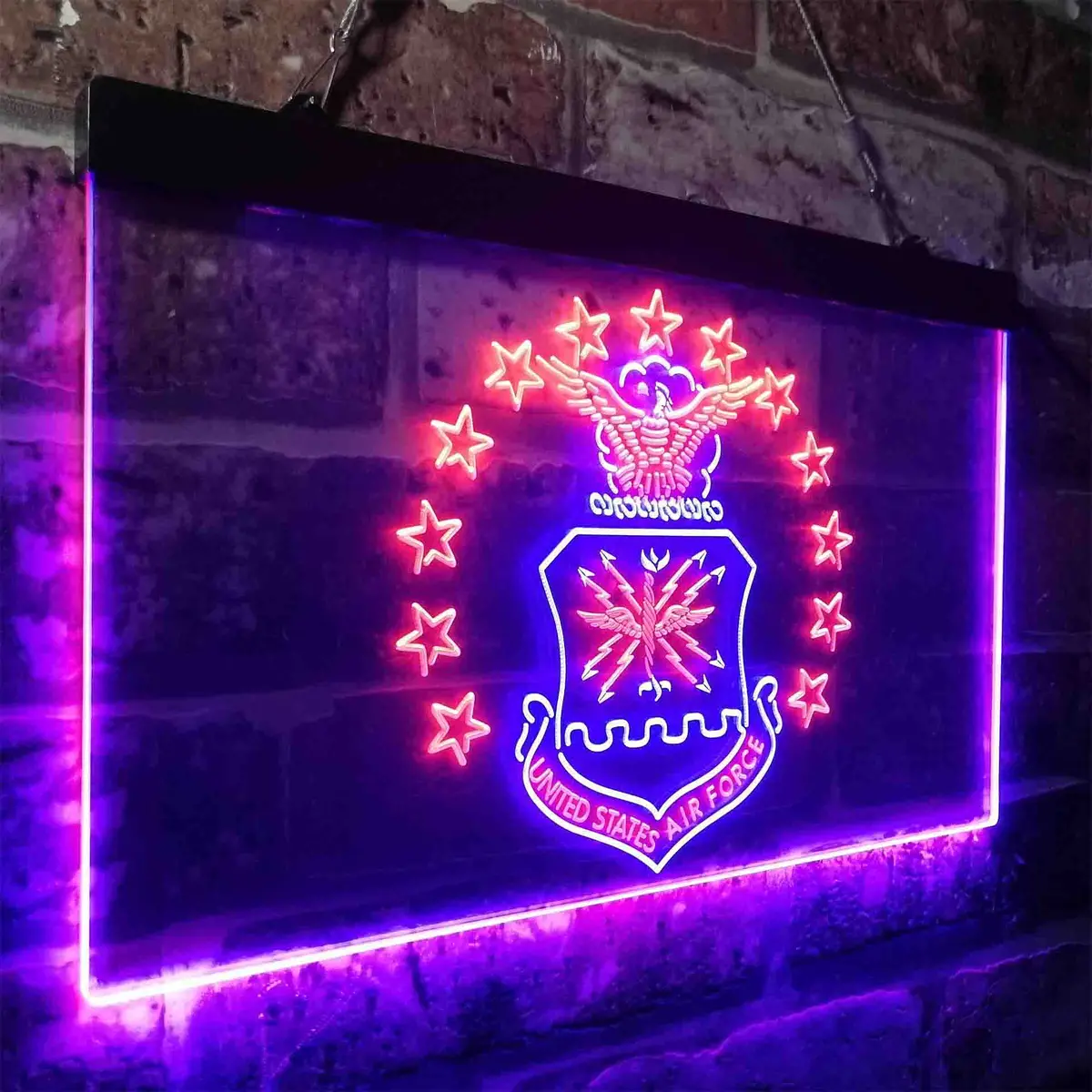 Us Air Force Eagle Badge Neon-Like Led Sign 18