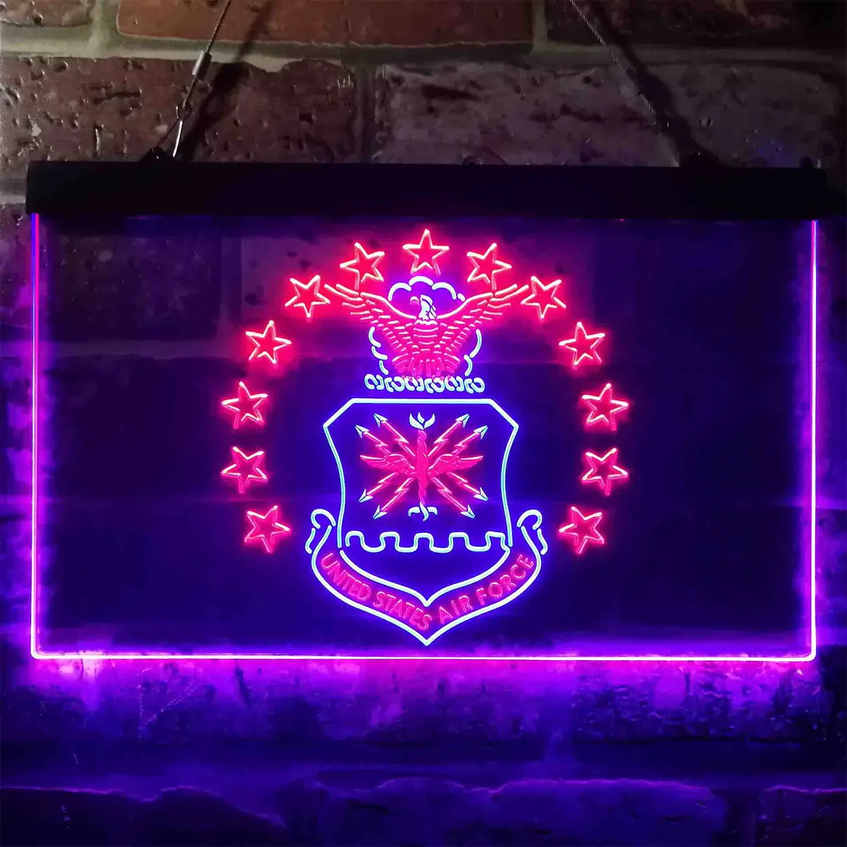 Us Air Force Eagle Badge Neon-Like Led Sign 5