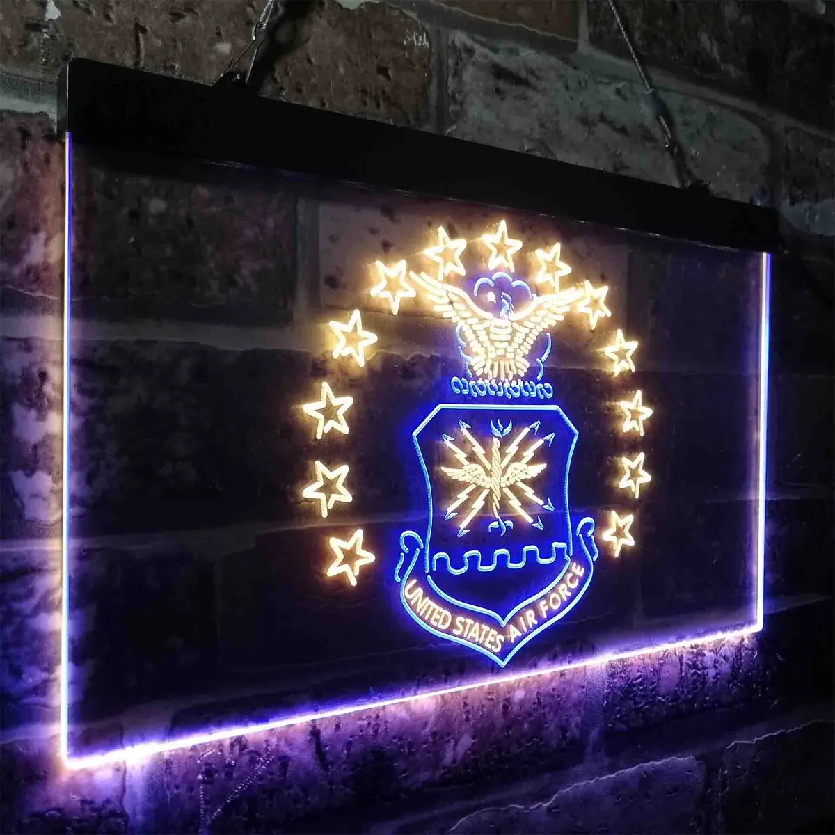 Us Air Force Eagle Badge Neon-Like Led Sign 25