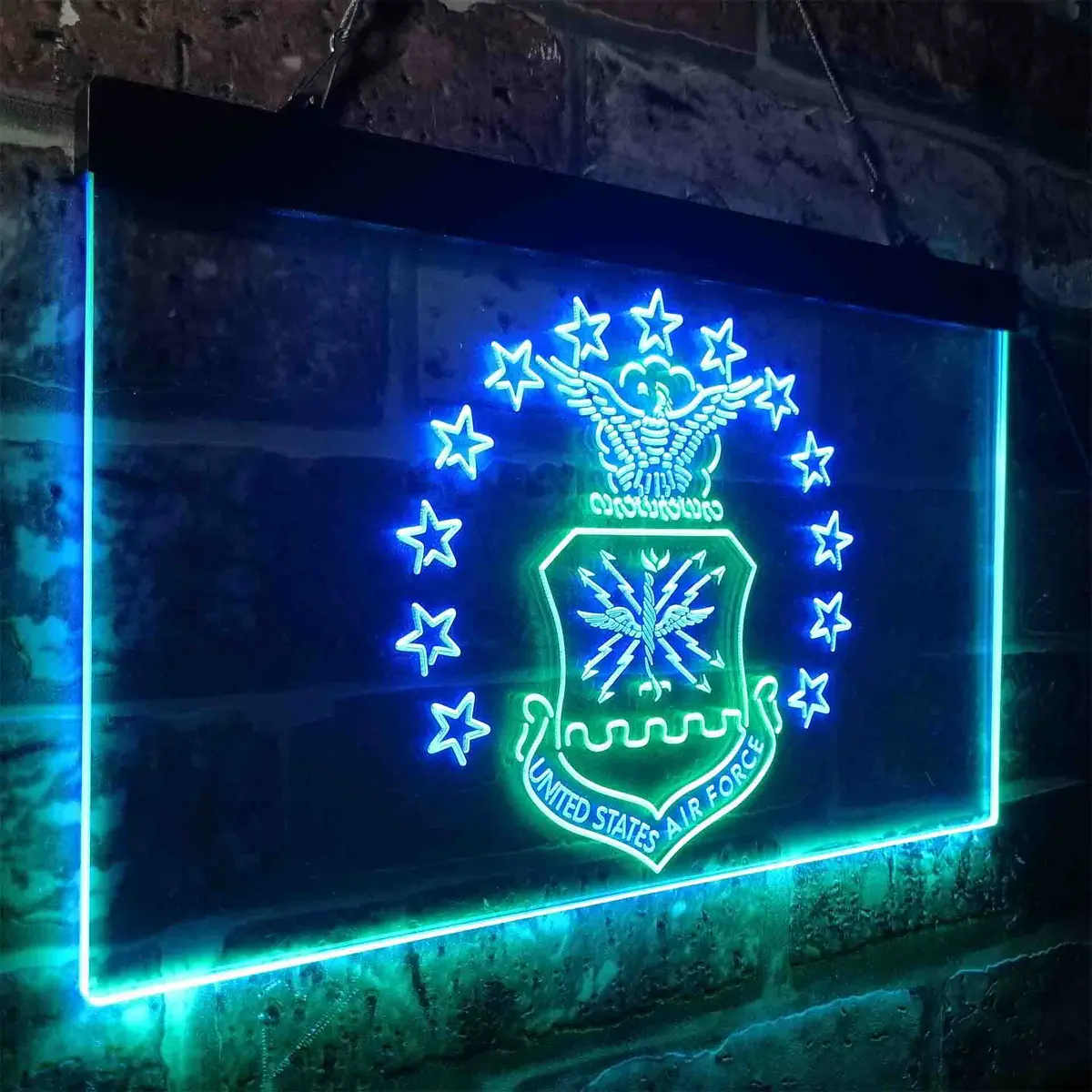 Us Air Force Eagle Badge Neon-Like Led Sign 20
