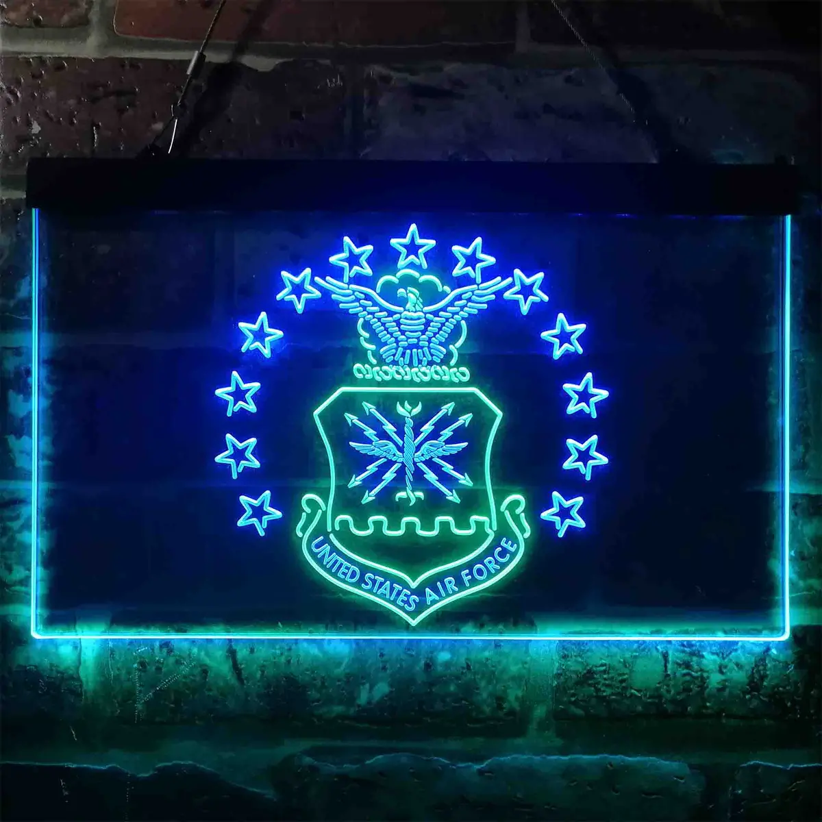 Us Air Force Eagle Badge Neon-Like Led Sign 7