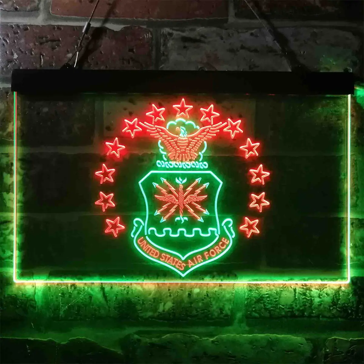 Us Air Force Eagle Badge Neon-Like Led Sign 9