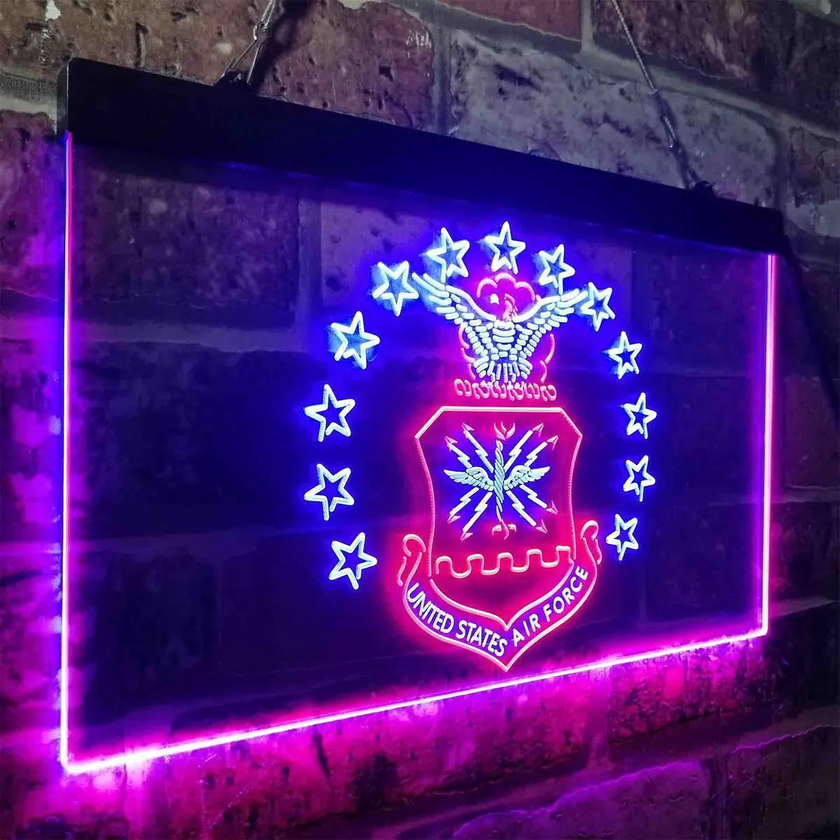 Us Air Force Eagle Badge Neon-Like Led Sign 23