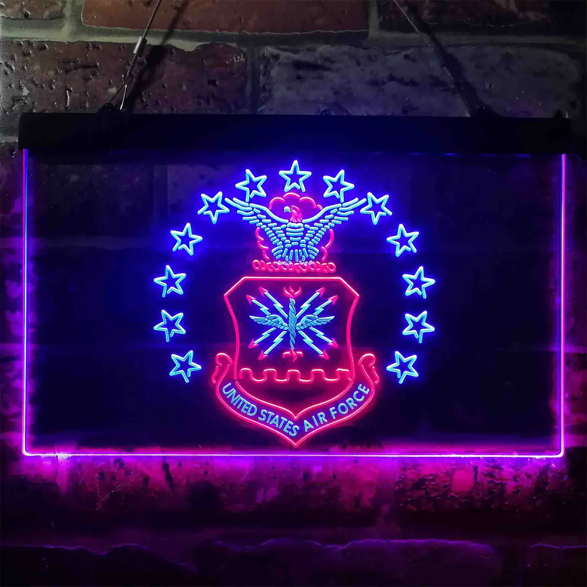 Us Air Force Eagle Badge Neon-Like Led Sign 10