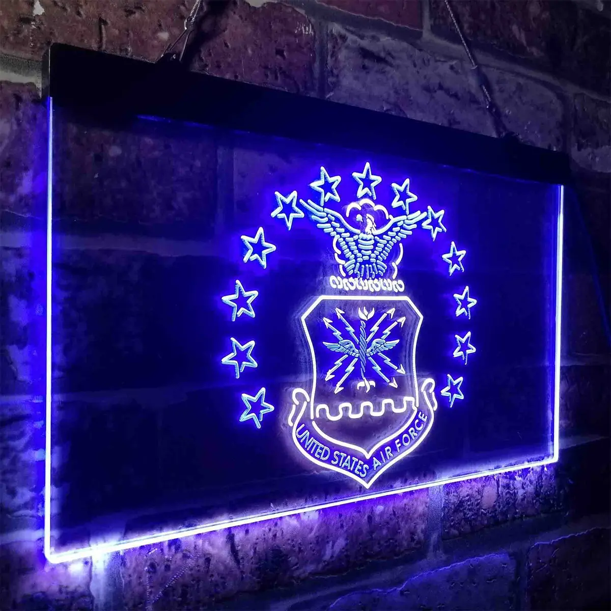 Us Air Force Eagle Badge Neon-Like Led Sign 17