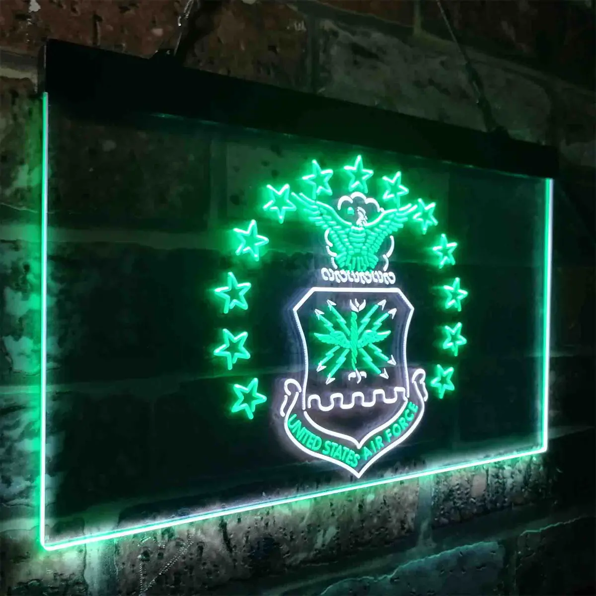 Us Air Force Eagle Badge Neon-Like Led Sign 16