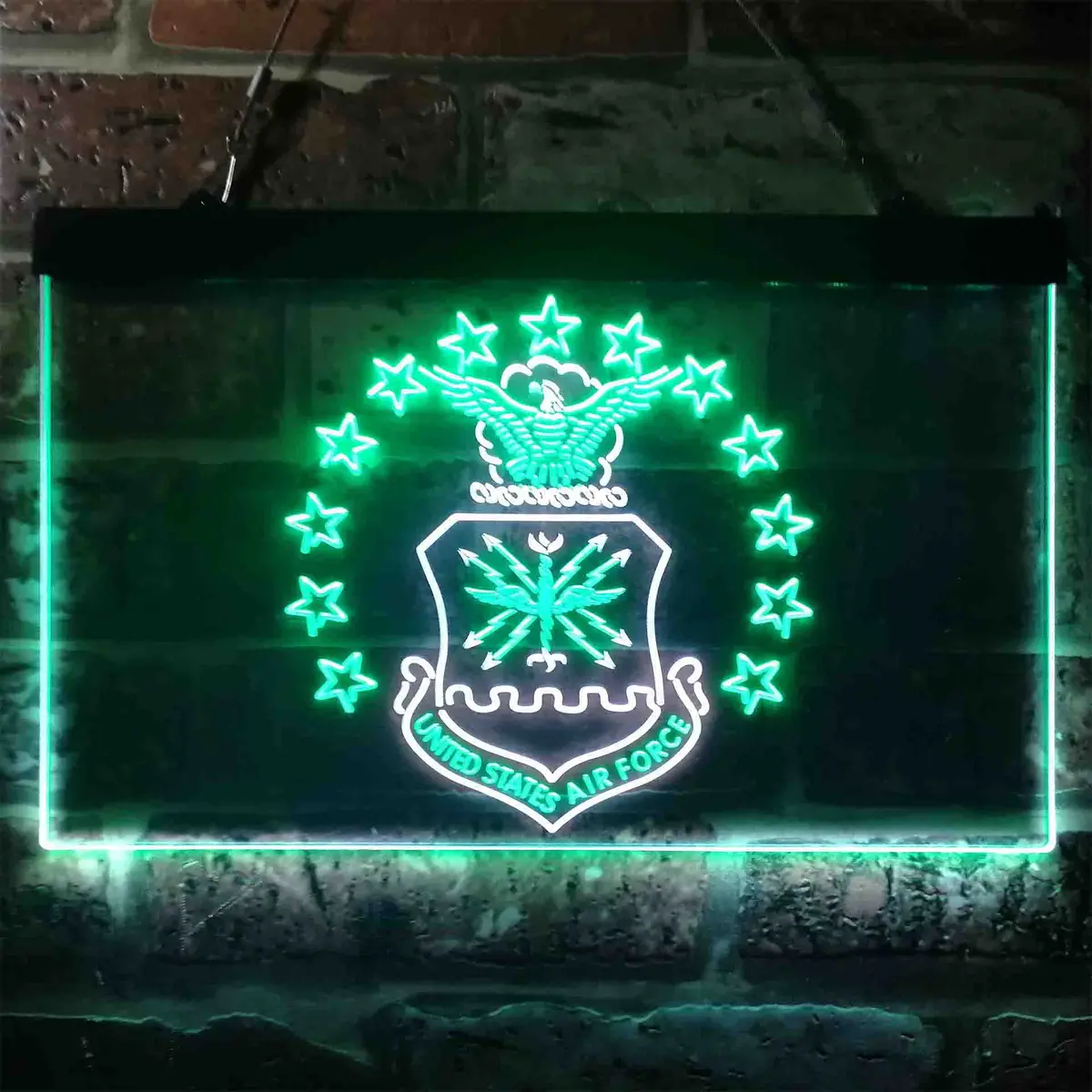 Us Air Force Eagle Badge Neon-Like Led Sign 3