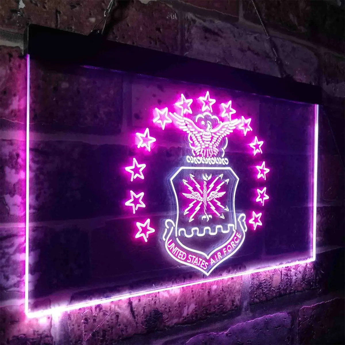 Us Air Force Eagle Badge Neon-Like Led Sign 14