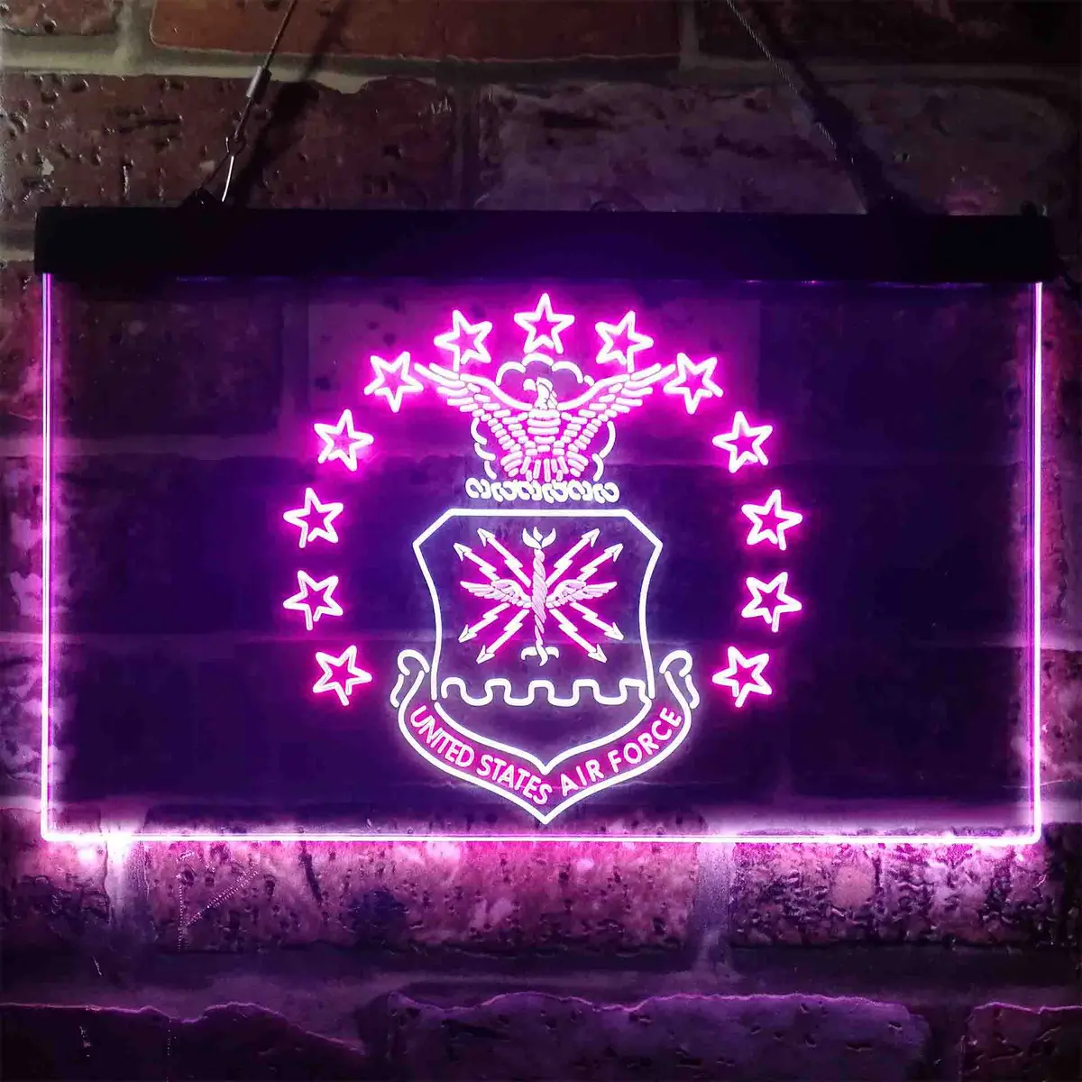 Us Air Force Eagle Badge Neon-Like Led Sign 1
