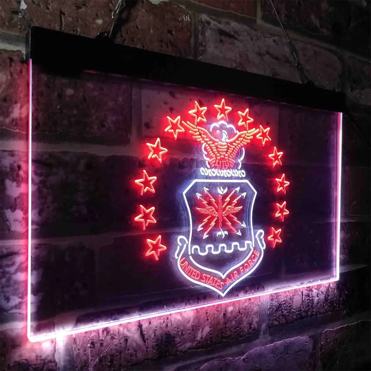 Us Air Force Eagle Badge Neon-Like Led Sign 19